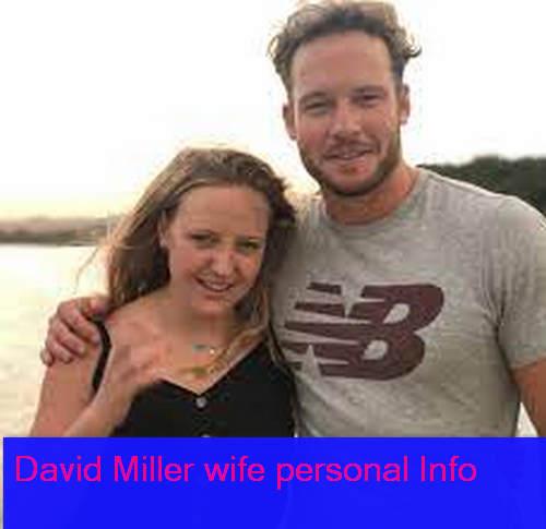 David Miller wife personal Info Real Full Birth Name:	Not Known Nickname:	Not Known Occupation:	actors Famous for:	cricketer David Miller wife Age:	Not None Date of Birth (DOB), Birthday:	Not None Birthplace/Hometown:	south Africa Nationality:	south Africa Gender:	Female Sun Sign (Zodiac Sign):	N/A Ethnicity:	south Africa Current Residence:	south Africa David Miller wife pics