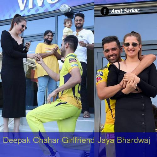 aya Bhardwaj is famous for her Boyfriend csk pace Blower Deepak Chahar. He proposed to his old girlfriend J