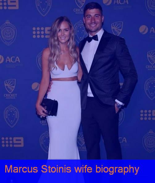 Photo of Marcus Stoinis wife name  Biography and information