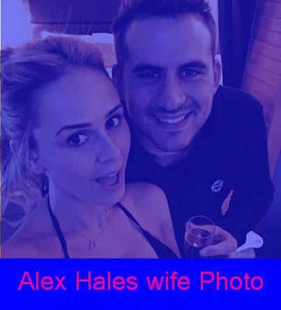 Alex Hales wife Photo
